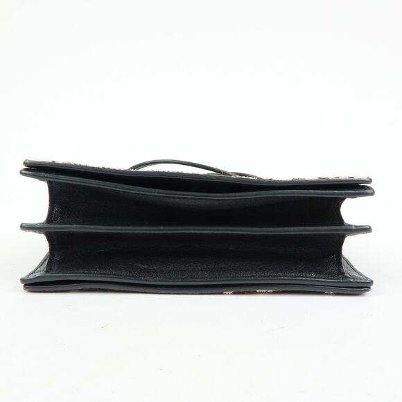 Saint Laurent Cassandra Calfhair Double Flap Bag - Picture 12 of 16